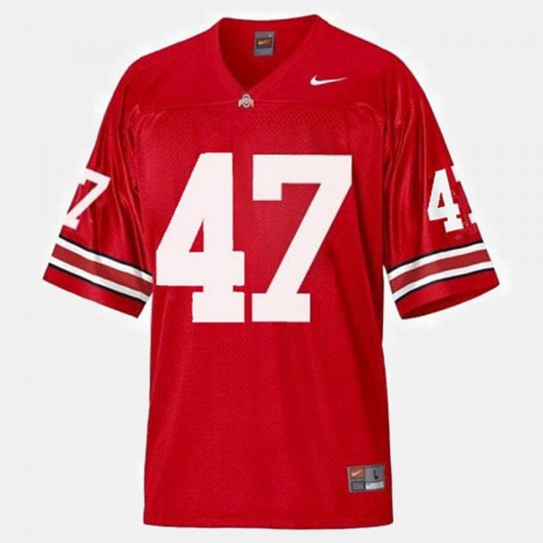 Ohio State Buckeyes A.J. Hawk Men's #47 Red College Football Jersey 2404TYKH5